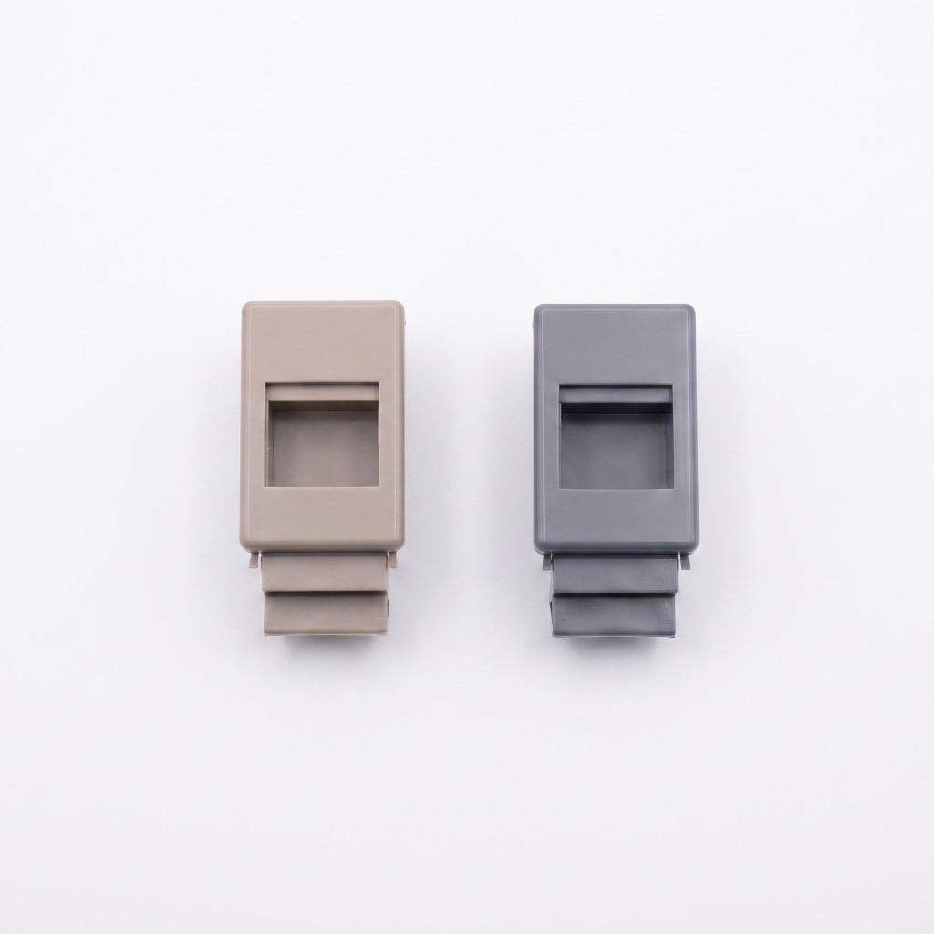Injection Moulded Housing Units — Beige and Grey
