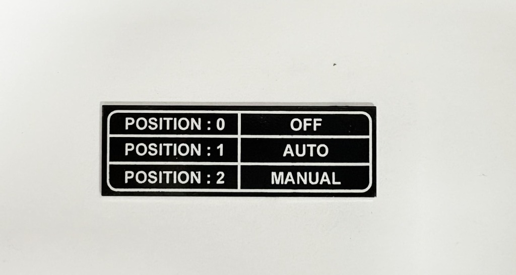 Position Indicator Label